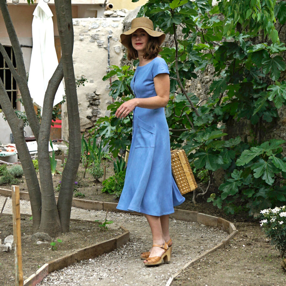 1950s fit and flare dress